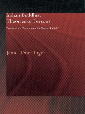 cover image of Indian Buddhist Theories of Persons
